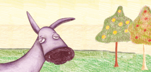 Bheema the Sleepyhead is a fun story about a donkey named Bheema who just can't wake up on time. His friends try to help him find a way to get up early.